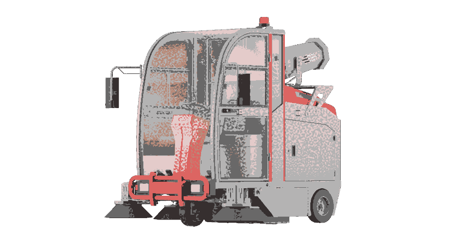 石家莊置換回收維保電動(dòng)掃地車清掃物業(yè)小區(qū)工廠道路吸塵噴霧全封閉駕駛式掃地機(jī)S9